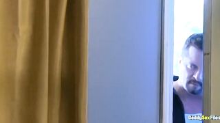 Daddy’s Thick Cock Destroys Arpad’s Hole Used Condom Fetish