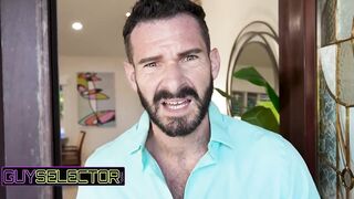 Scott DeMarco's neighbor Gio Carrera invades him deep and familiar with raw bareback passion