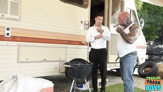 Eddie Patrick the Virgin Twink Banged Raw by DILF Jason