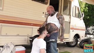 Eddie Patrick the Virgin Twink Banged Raw by DILF Jason