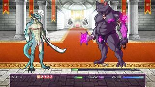 Dragon chubby gay furry gets big dick cock stuffed until cum floods ass