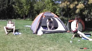 Aaron Aurora Josh Parer Big Cocks Whiteboy Threesome Tent Fuck