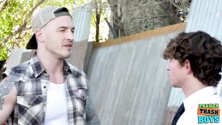 Tight asshole ruined by hung redneck raw doggystyle anal