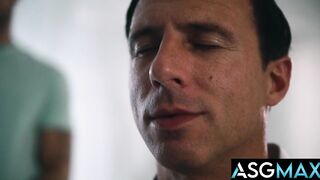 Carter Woods gives control to kinky dominant BDSM artist destroyed by brutal anal and cock sucking