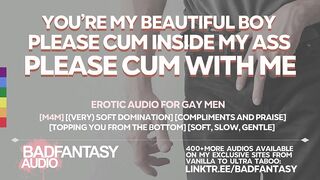 Soft praise and pillowtalk before bed ruin my boy