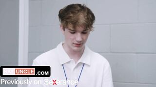 Bubble Butt Twink Destroyed By Monster Daddy Dick Takes First Load
