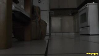 Captured soldier trapped in jar fucked by Daddy Richard nasty power play