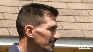 DILFs David Anthony And Troy Daniels Brutal Outdoor Threesome Pounding