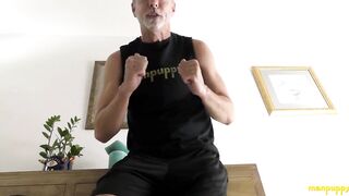 Sweaty soles and size play Richard Lennox destroyed my ass with his giant cock