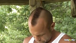 Daddy Brock s messy foursome big cock jerk off session
