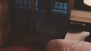 Muscular jock destroys twink in apartment with his big cock and cum