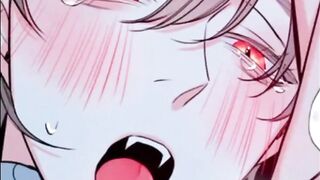 Gay lewd ASMR ruined by rough sex and big dick in hentai