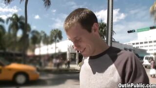 Kyle Quinn pays big for Alexander Garrett's sloppy blowjob in wild South Beach fuck