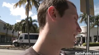 Kyle Quinn pays big for Alexander Garrett's sloppy blowjob in wild South Beach fuck