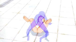 Big cock rips femboy Link in yaoi hentai anal fuck fest