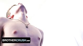Austin Xanders Gets Big Stepbro Throated Raw Fucked Until Choked