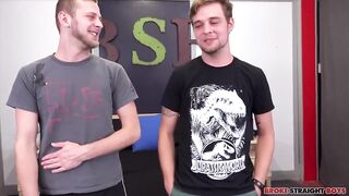 Blowjob yields thigh wobble in college jock’s sloppy hole
