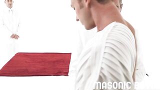 Two hot suited DILFs raw fuck and use Cameron Basinger deep throat bred bareback