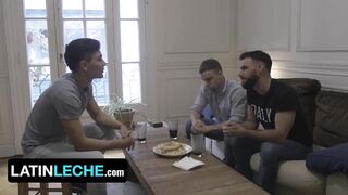 Jonas Matt rips Rodrigo El Santos giant Latin cock while his BF watches
