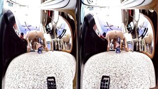 VR180 Twinky Horny Boi Destroyed Gaping Solo Anal With Big Dragon Toy