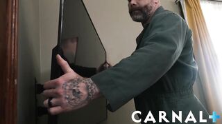DILF pummels tiny Latin twink raw deep throat bareback