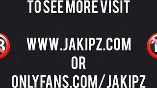 JAKIPZ flexes his monster cock in tight grey underwear until it’s bulging