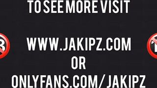 JAKIPZ flexes his monster cock in tight grey underwear until it’s bulging