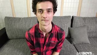 Twink gets destroyed by huge monster cock handjob