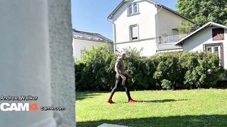 Andrew Wallker's Fitness Jerk Off Was Destroyed by a Voyeur's Big Load Gay Cum