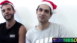 Lewis and Bryce ruined by Aussie oral obsession thick loads deep throat