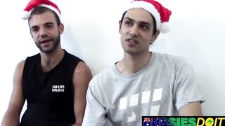 Lewis and Bryce ruined by Aussie oral obsession thick loads deep throat