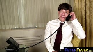 Daniel Hausser destroys Jessie Lees gape throat with his Asian monster cock