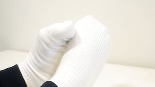 White socks chubby twink choked gushing cum