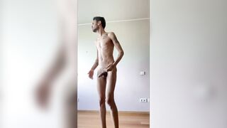 Working out then jerking off ruined by a hungry korean twink