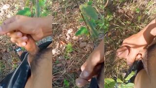 Pinoy Jakolerong Musky Walk Cum Dripping Rough Outdoor Handjob