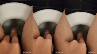School toilet soaked by desperate gay boy