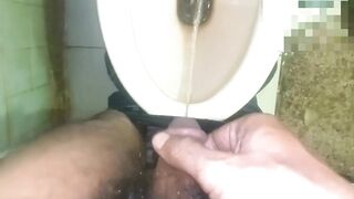 Asian BBC brutally pisses filling asshole with golden gush