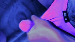 Shy twink jerks off alone in empty room raw uncut solo