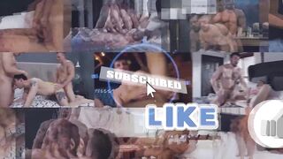 Twink Noah Asli destroys ex hunk teacher Derek Kage with raw bareback fuck