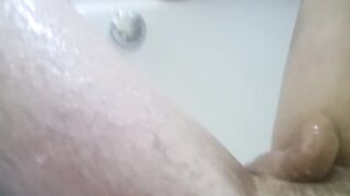 Gay shower drip feed grow hard solo raunch
