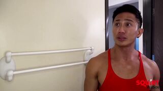 Barebacked Brogan gets destroyed by muscled Jkab Ethan Dale
