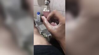 Twink solo cumshot ruined by hot load