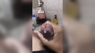 Twink solo cumshot ruined by hot load