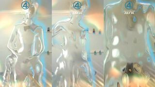 Twink gets destroyed by his giant gay dick while watching Fantastic 4 solo