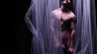 His thick cock wrecks my mouth raw blowjob leaky holes