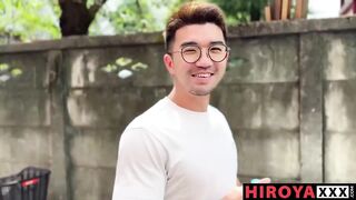 Muscled Hiroya destroys Tezros tight asshole bareback deepthroat hardcore