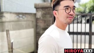 Muscled Hiroya destroys Tezros tight asshole bareback deepthroat hardcore