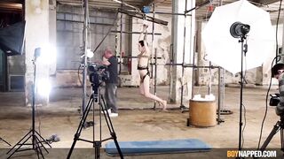 Submissive Casper Ellis mercilessly plowed raw by kinky daddy Sean Taylor