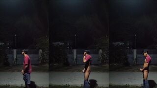 Neighbor's House exposed my filipino twink alone on the street