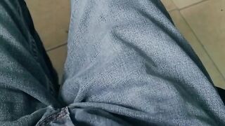Twink solo after work jerk off session raw cumming